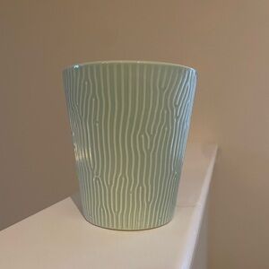 Ceramic crock with boho geometric pattern